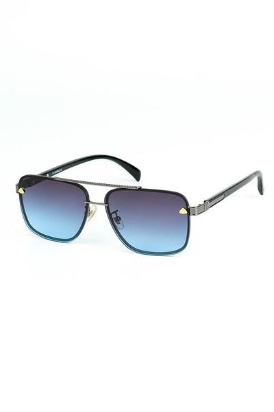 Di Caprio Men's Smoked Uv400 Protection Rectangular Model Sunglasses