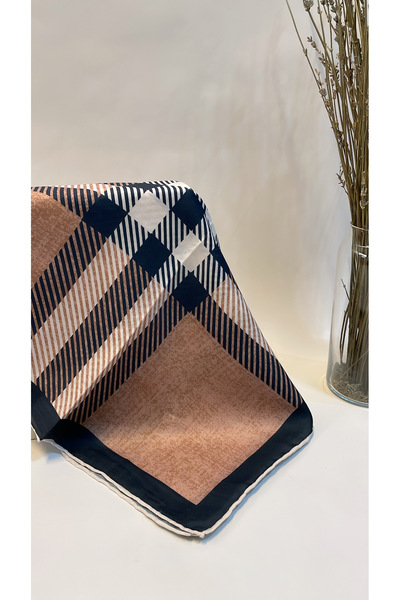 Onur Scarf - Women's Cotton Plaid Soft Scarf