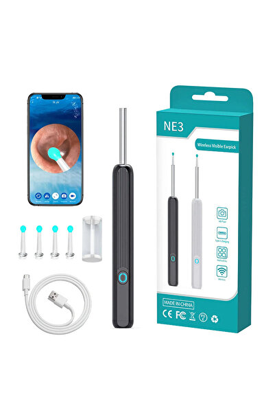 newnet NE3 Wireless Kulak-Burun-Ağız Kontrol Kamerası Kir Temizleme Seti Kame...