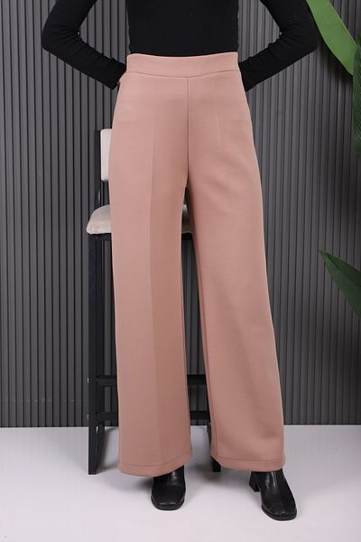 İmajButik Παντελόνι κατάδυσης με φαρδύ πόδι Mink