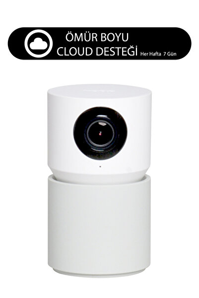 Hoop Plus Akıllı Wi-fi Ip Kamera 360° Gece Görüşlü Hareket Sensörlü Ev Güvenlik Kamerası