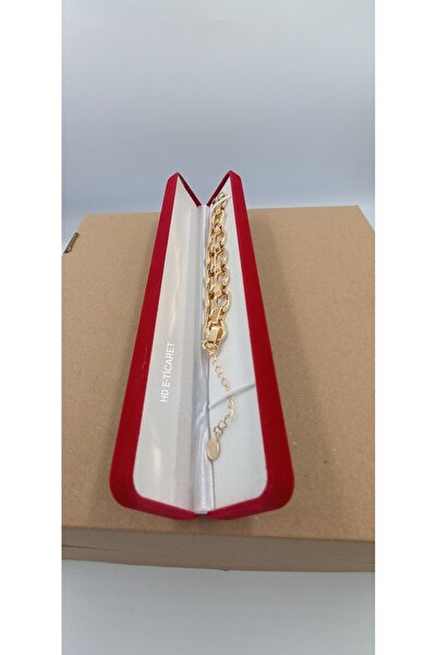 HD KUTU Geniş Bileklik Kutusu Kırmızı Kadife En 3 Cm 1 Adet