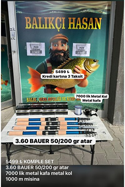 ÇINAR SATAR OLTA SETİ BAUER SAZAN VE DENİZ İÇİN 4 lü SET