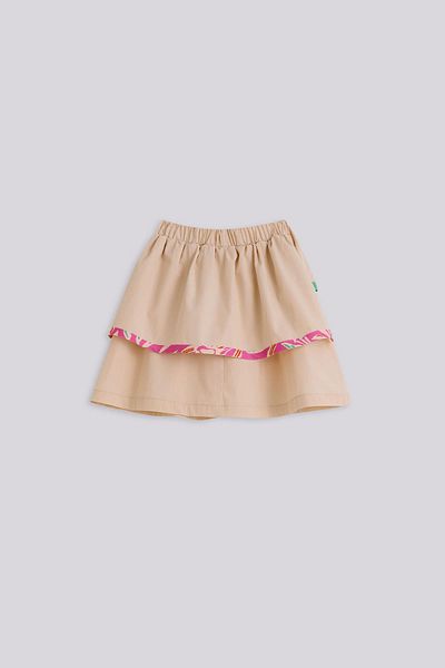 Lia Lea Bg Store Beige Skirt for Girls