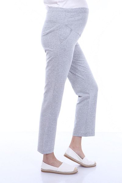 Işşıl 3115-Pregnant Two Thread Kneeless Tracksuit Single Bottom