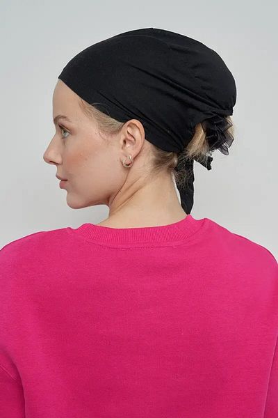 ED Scarf Black Bonnet