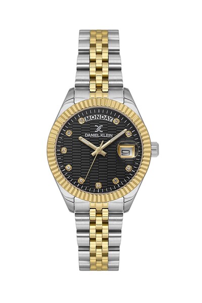 Daniel Klein Gold Silver Color Cord Case Black Katran 2 Years Warranty Product