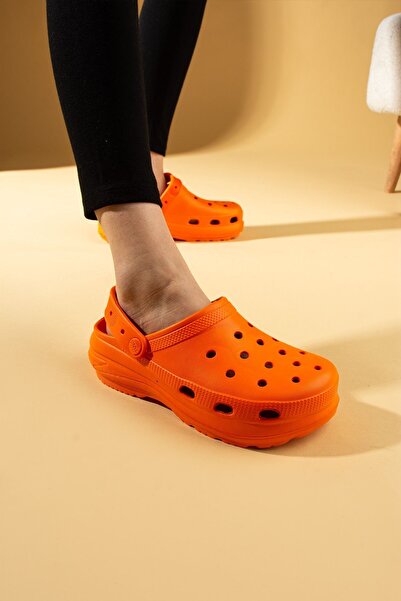 Pembe Potin Narancssárga Eva kényelmes szandál - tengeri, tengerparti, kényelmes papucs orvosnak és nővérnek