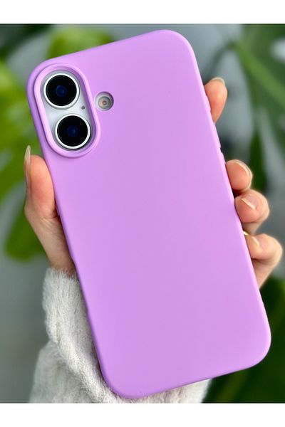 Go Aksesuar حافظة إطلاق من السيليكون المرن المقاوم للبقع مع مخمل داخلي متوافق مع هاتف Iphone 16
