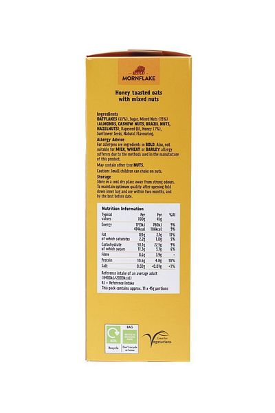 Mornflake Really Nutty Granola 500g