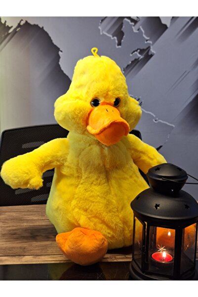 halley pof peluş oyuncak fabrikası SEVİMLİ CAM GÖZ ÖRDEK 40cM PELUŞ