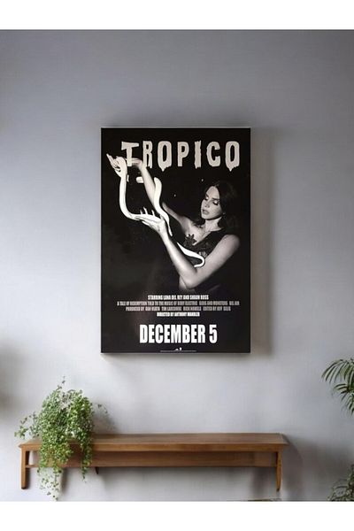 Major Selection Tablou din lemn Lana Del Rey 20 x 30 cm Model 2