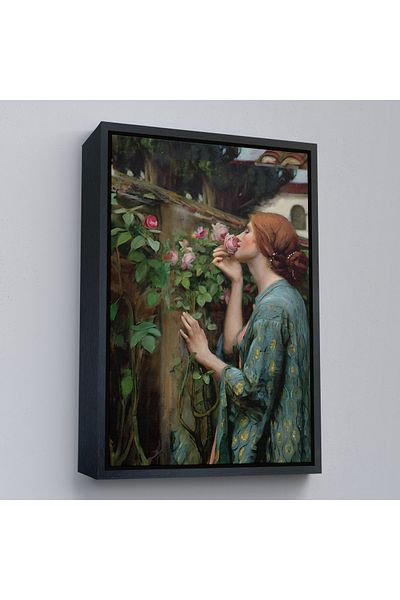 Harita Sepeti Pictură decorativă de perete Helen, cu marginea aurie, care duce la mirosul trandafirului