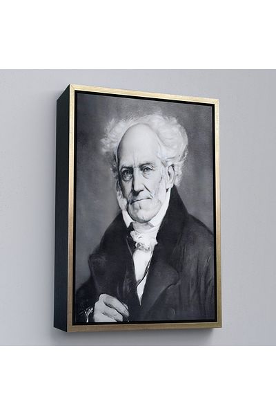 Harita Sepeti Pictură Arthur Schopenhauer cu cadru de aur