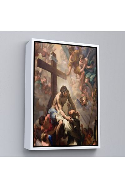 Harita Sepeti Διακοσμητικός πίνακας τοίχου Agape Christian Gift με λευκό πλαίσιο