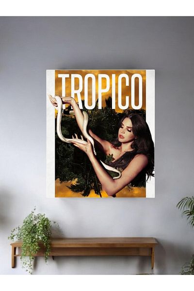 Major Selection Tablou din lemn Lana Del Rey 20 x 30 cm Model 7