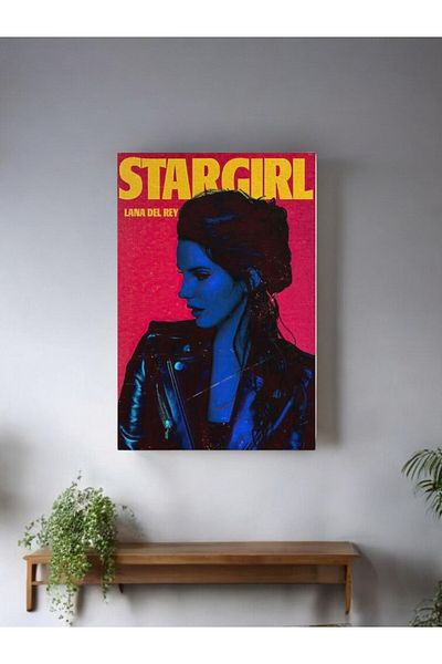 Major Selection Pictură din lemn Lana Del Rey 20 x 30 cm Model 5