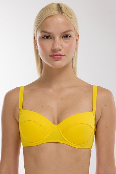 AYYILDIZ 63565 Yellow Bikini Top