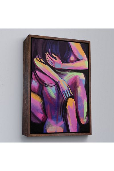Harita Sepeti Sexy Couple Chart with White Frame