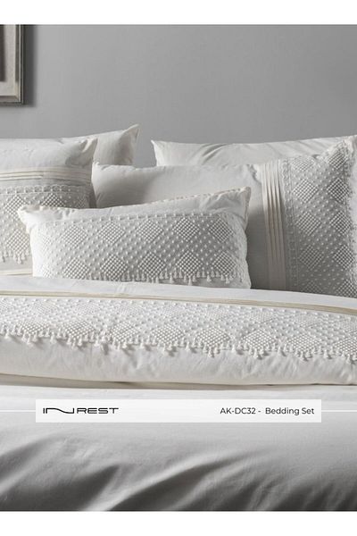 INREST طقم غطاء لحاف فردي من كالا ليلي (بدون حشوة) قطن 100% مقاس فردي 160×230 سم - 5 قطع