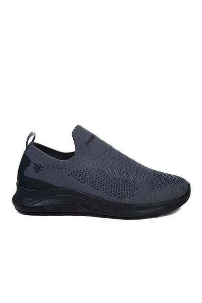 KunduraHane Smoke Color Light Comfortable Unisex Sneaker Laceless Walking Shoes
