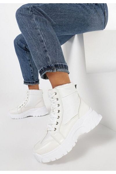 B T Shoes White Macey High-top Sneakers