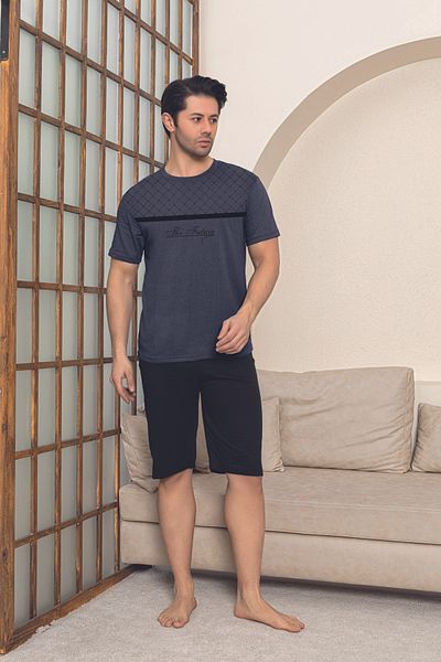 Ayans Pijama Χτενισμένο βαμβακερό (μονό ζέρσεϊ) Σετ πιτζάμες Capri