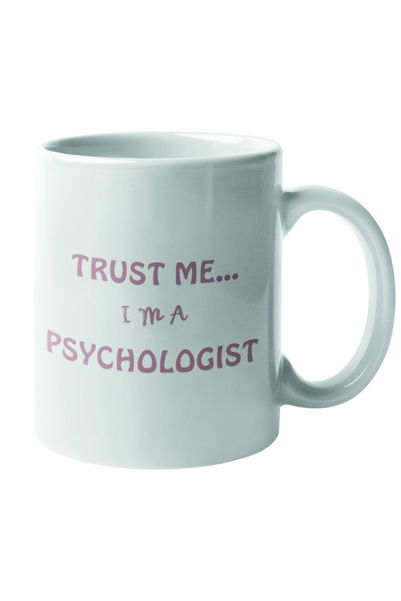 qoeuyl boutique Trust Me I'm A Psychologist Baskılı Psikolog Hediyelik Beyaz ...