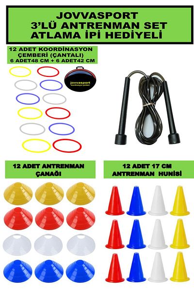 jovvasport Set of 3 Bags I Training Set