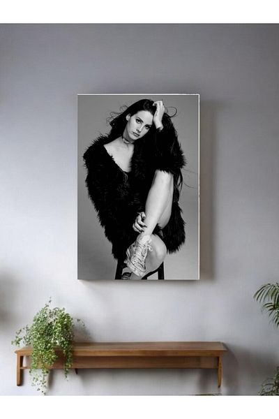 Major Selection Pictură din lemn Lana Del Rey 20 x 30 cm Model 12