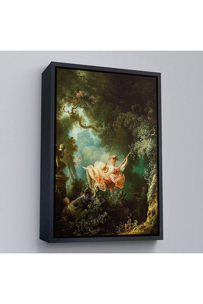 Harita Sepeti Jean-Honore Fragonard Tabloul Happy Accidents of the Swing cu cadru auriu