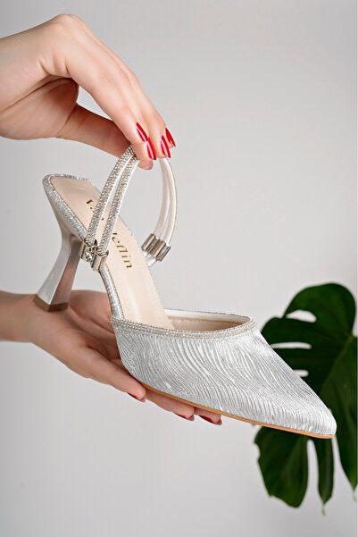 ALTHUSSER Сребърна дамска стилета с камък