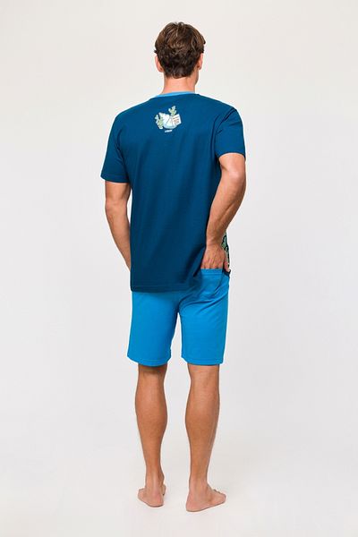 Woody Ανδρικές πιτζάμες-Psu - 891-Navy Blue