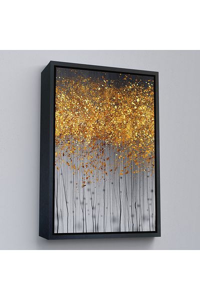 Harita Sepeti Tablou abstract de aur cu cadru auriu