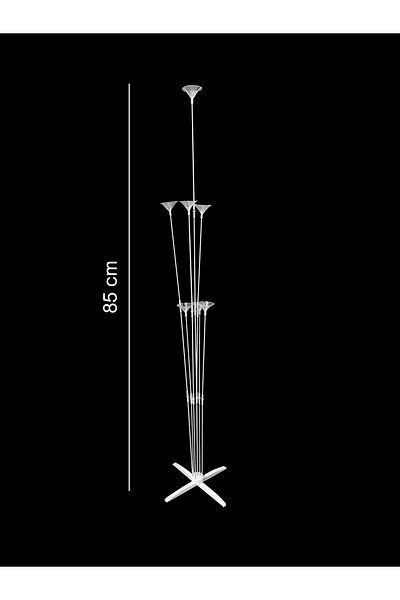 Parti Atölyesi New 85cm Large Size Balloon Stand with 7 Rods