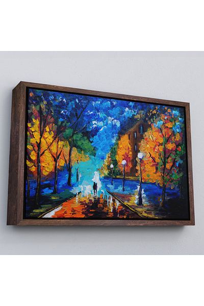 Harita Sepeti În pădure, plimbare de noapte, pictură decorativă pe pânză