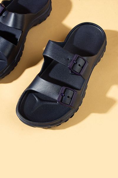 Pembe Potin Unisex Navy Blue Eva - Άνετα σανδάλια θάλασσας και παραλίας