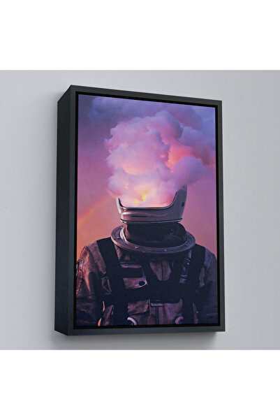 Harita Sepeti Astronaut sa oštećenim mozgom, slika na platnu sa crnim okvirom...