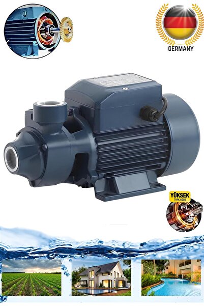 SCHUTZENGER 100% Bakır Sargı Qb 60 0.75 Hp 0.5kwsu Motoru Su Pompası Dinamo 220v