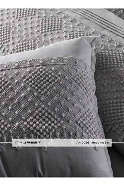 INREST Columbine Duvet Cover Set (Without Filling) Cotton 100% Single Size 160x230 cm - 5 Pieces