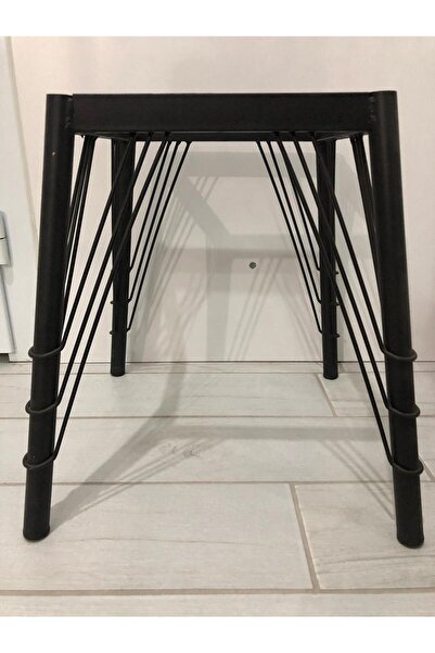 KARAKOÇ METAL, 40 CM SİYAH STATİK BOYALI SANDALYE AYAĞI (2 ADET)