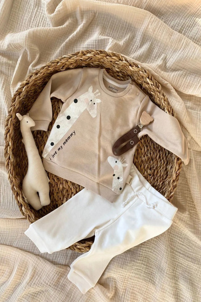 BabyCosy Zufi 100% Organic Cotton Bottom-Top Set