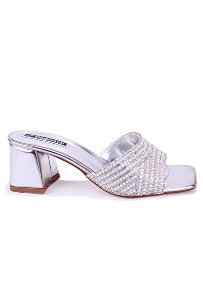 DAGOSTER DZA07- 1296103   Rochie de seara cu toc argintiu Papuci dama