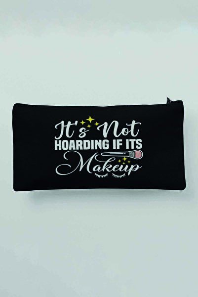qoeuyl boutique Чорна тканинна косметичка - ІТС Not Hoarding Косметичка та пенал
