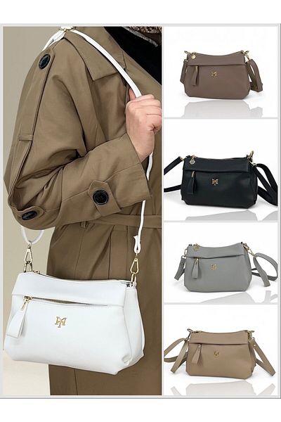 MOTTO Soft Leather Multi-Compartment Women's Bag