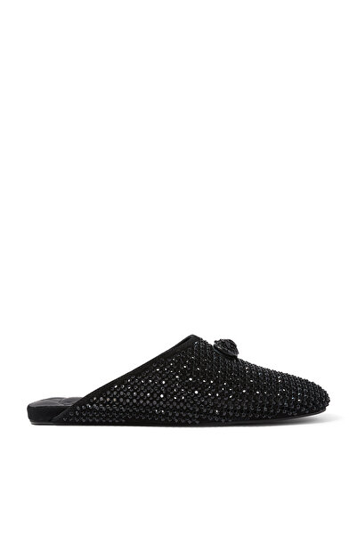 Kurt Geiger Stylish Chelsea Slippers with Shiny Stone Detail