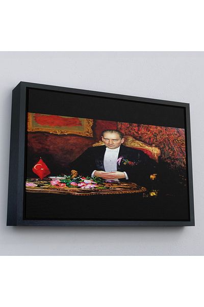 Harita Sepeti Pictură Ataturk cu cadru auriu