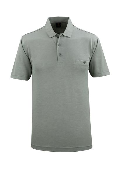 Çizgi Triko Ανδρικό μπλουζάκι Polo Neck Classic Fit με τσέπη - 5107