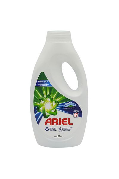 Ariel Liquid Detergent 850ml Mountain Spring 17 Washes