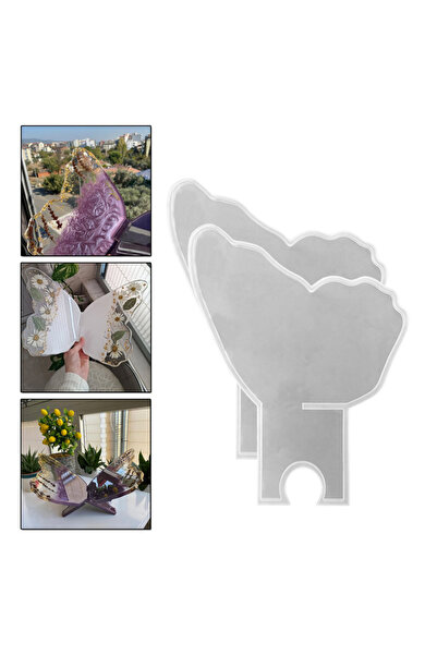 Getshopmini Epoksi Rahle Kelebek Model Kuran-ı Kerim Rahle Kalıbı Silikon EM4...